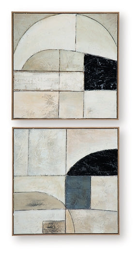 Juego de arte de pared Bexlen (2/CN)