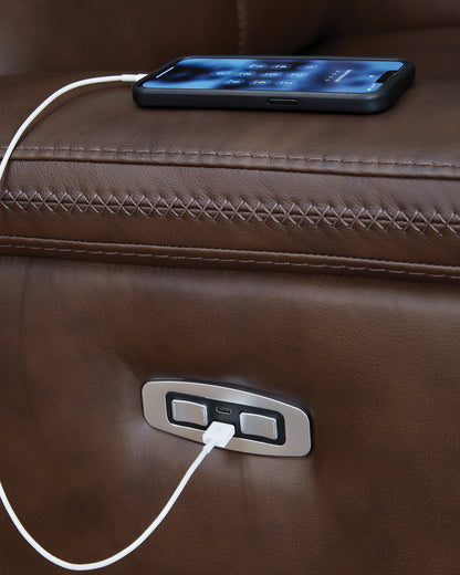 Seccional reclinable eléctrico Bleckley de 5 piezas