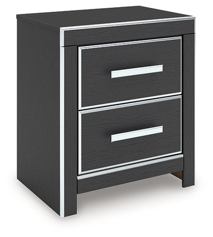 Zuraleus Two Drawer Night Stand