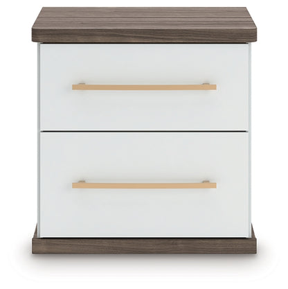 Kendanport Two Drawer Night Stand