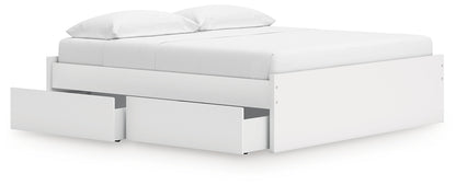 Onita King Platform Bed with 1 Side Storage