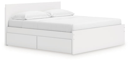 Onita King Panel Platform Bed with Storage