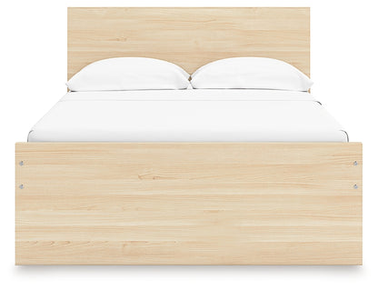 Onita Full Panel Platform Bed with 1 Side Storage