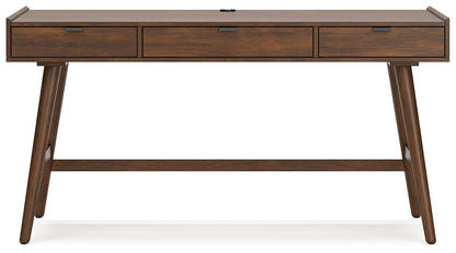 Lyncott Home Office Desk with Chair and Storage