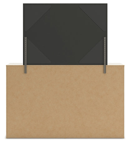 Lawroy King Panel Bed with Storage, Dresser, Mirror, Chest and Nightstand