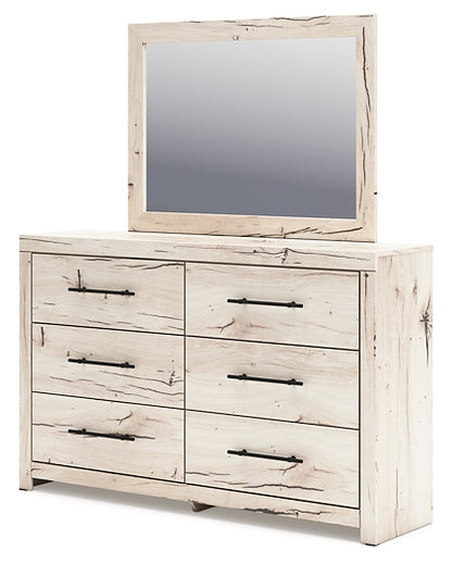 Lawroy Twin Panel Bed, Dresser, Mirror, Chest and Nightstand