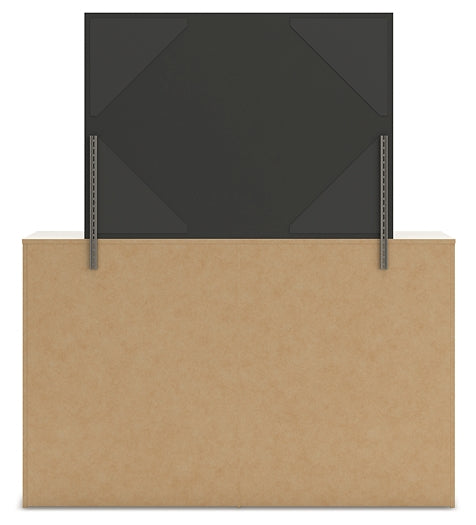 Lawroy Twin Panel Bed, Dresser and Mirror