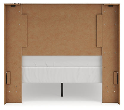 Lawroy Full Panel Bed, Dresser and Mirror