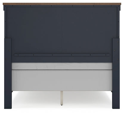 Landocken Full Panel Headboard, Dresser and Mirror