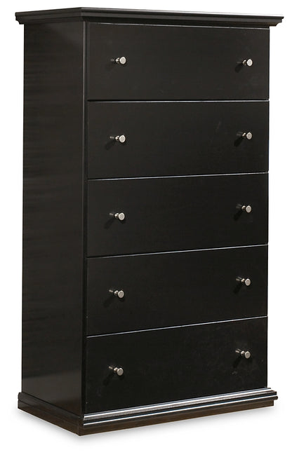Maribel Twin Panel Bed, Dresser, Mirror, Chest and Nightstand