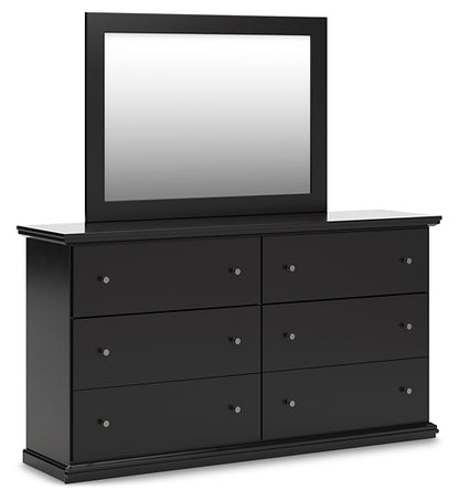 Maribel Queen Panel Bed, Dresser, Mirror and Nightstand