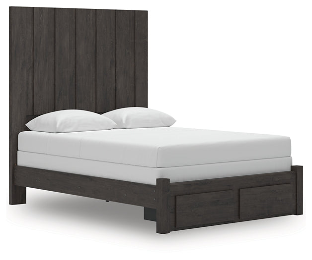 Fraluna Queen Panel Storage Bed, Dresser and Mirror