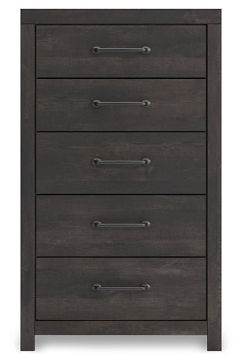 Hollivern Twin Panel Storage Bed, Dresser, Mirror, Chest and Nightstand
