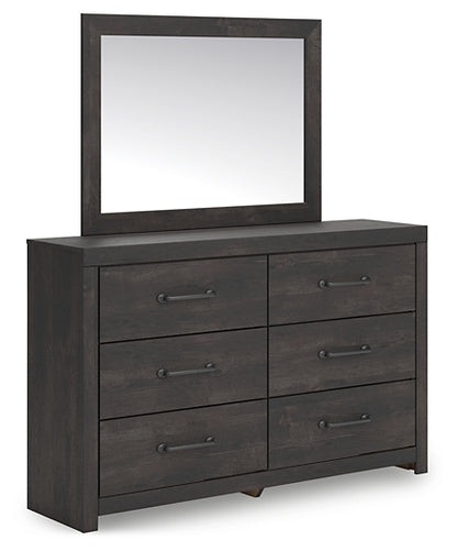 Hollivern Twin Panel Storage Bed, Dresser, Mirror, Chest and Nightstand