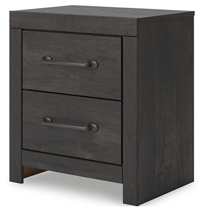 Hollivern King Panel Bed, Dresser, Mirror and Nightstand