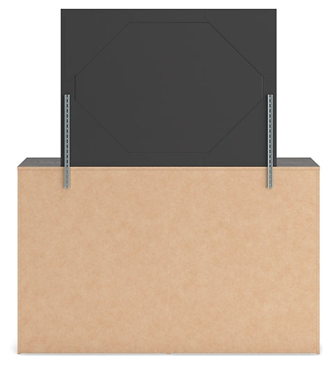 Hollivern King Panel Bed, Dresser, Mirror, Chest and Nightstand