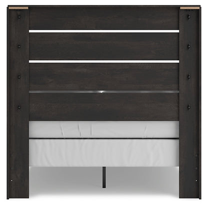 Hollivern Full Panel Bed, Dresser, Mirror and Nightstand