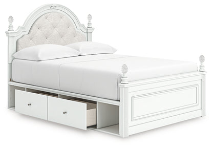 Kozlani Full Upholstered Panel Storage Bed