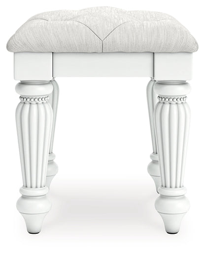 Kozlani Vanity Upholstered Stool