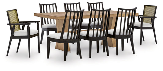 Galliden Dining Table and 8 Chairs