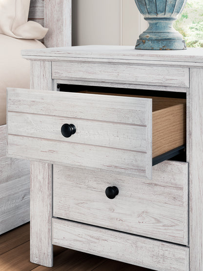 Makidern Two Drawer Night Stand