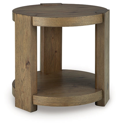 Flangren Round End Table
