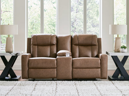 Mackmenville DBL Rec Loveseat w/Console