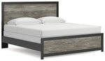 Broachmyn King Panel Bed Black/Gray