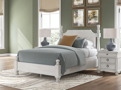 Rowlenstown Queen Poster Bed, Dresser and Mirror