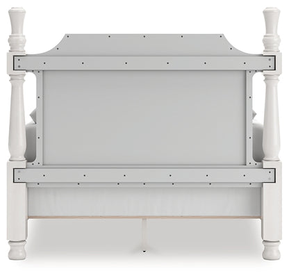 Rowlenstown Queen Poster Bed, Dresser, Mirror and Nightstand