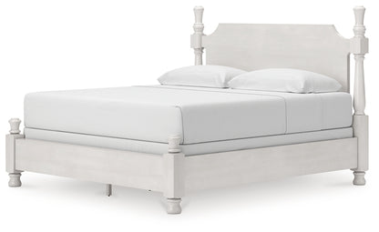 Rowlenstown King Poster Bed, Dresser and Mirror