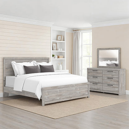 Broachmyn Queen Panel Bed, Dresser and Mirror